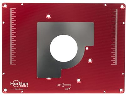 MarMan Router Table Insert Plate (Compatible with Festool) 306x229x9mm IP2.0-F