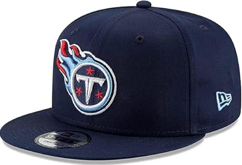 New Era NFL 9FIFTY Team-Farbe, verstellbare Snapback-Mütze, Einheitsgröße, Tennessee Titans - Navy, Einheitsgr��e