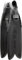 CRESSI Unisex-Adult Turbo Flex Fins Black 40/41 Leichte reaktionsfreudige Flossen modularem Gara System mit austauschbaren Blättern, Schwarz