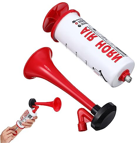 SOLUSTRE Hand-drucklufthorn Bootshupe Laute Drucklufthörner Für Boote Autos Motorräder Und Sportveranstaltungen Aus Hochfestem Metall Und Kunststoff