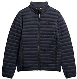 Superdry Herren Fuji Lite Jacke ohne Kapuze Finster Marineblau XXL