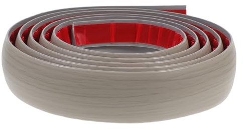 FOMIYES 2m Selbstklebende Schwellenübergangsleiste Für Bodenfliesen Flexible Formleiste Teppichkantenleiste Für Türschwellen Und Bodenkanten