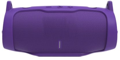 Housse en Silicone l'enceinte Bluetooth Portable pour JBL Charge 5, Housse en Gel, Housse en Caoutchouc, Housse de Transport de Voyage avec Sangle (Pourpre)