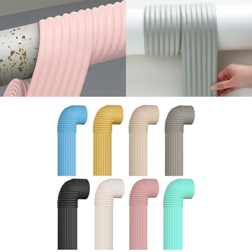 LatoYard Outdoor Wasserrohr Isolierband 2m x 8cm für Frostschutz Schaumstoffstreifen für Rohre mit Geräuschreduzierung und Wärmedämmung Heizkörper Teil