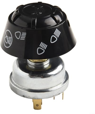 Yelvera 12 Volt Faro Interruttore Per Massey Per Ferguson 231 240P 261 271 281 282 E Marrone 1194 1294 1394 1494 1594 1694 1694 Turbo