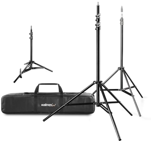 Walimex Lampenstativ-Set mit Tasche (4-teilig)