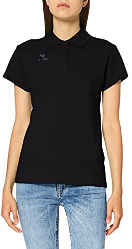 Erima Damen Teamsport Poloshirt (211350), schwarz, 44
