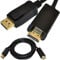 10Ft 3m Premium DP Display port male to HDMI Male plug Gold Plated Cable 1080P