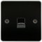 Knightsbridge FP7300GM FPAV7300GM Flat Plate Telephone Master Socket-Gunmetal, 230 V, Gun Metal