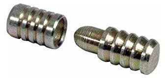 Model Rail Chromatized Steel Baseboard Alignment Dowels for Ø 8 mm hole (5 sets)