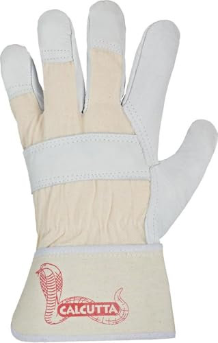 12 Paar - Stronghand Rindvollleder Arbeitshandschuhe Leder Handschuhe Calcutta Gr. 9