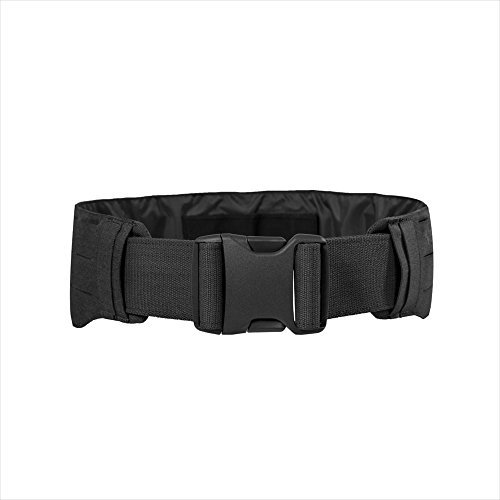 Tasmanian Tiger TT Warrior Belt LC Lasercut Molle Kompatibler Einsatz-Gürtel, Schwarz, S