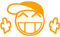 Decus Smiley Cap Fuck Mittelfinger Stinkefinger L 0051 (orange) // Sticker OEM JDM Style Aufkleber