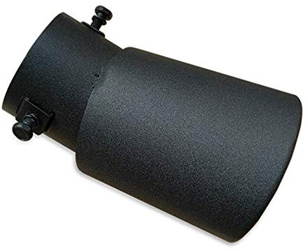 62mm Auspuffspitzen Auspuff Edelstahl Auto Endrohr Peeling Throat Bent Endrohr Schwarz