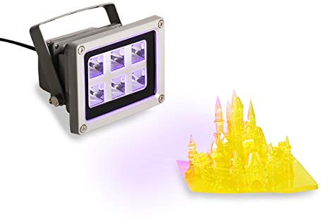 GEEETECH UV Resin 3D Drucker Lichthärtelampe Licht Lampe 405nm 6W für SLA DLP 3D Printer