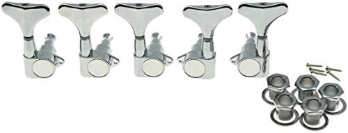 Dopro Mécaniques chromées 2 + 3 mécaniques pour basse 2L3R 5 cordes