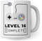Pagma Druck 16. Geburtstag Tasse, Geburtstags-Geschenk Becher, 16 Jahre alt Geschenkidee, Geburtstag 16 Gaming Gamer Zocker Zocken, Kaffeetasse lustig Geburtstagsgeschenk