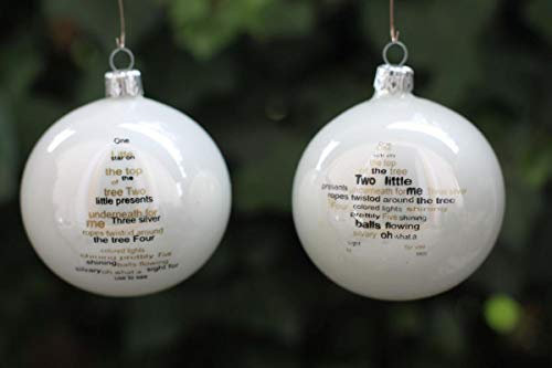 condecoro Christbaumkugel Stern und Baum mundgeblasen D8 2er Set