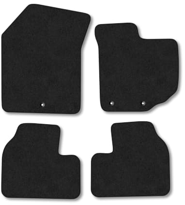 Suzuki Swift (2005-2010) Carpet Car Mats | Black Edge Trim Tailored Fit Floor Mats Full Coverage Protection Accessories Easy Clean Anti Slip Made in the UK