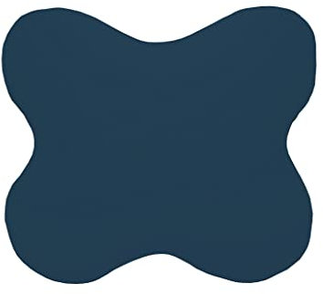 Dukal | Bezug für ACAMAR Seitenschläferkissen Nackenstützkissen | aus hochwertigem DOPPEL-Jersey | 100% Baumwolle | Farbe: Marine