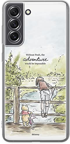 ERT GROUP Handyhülle für Samsung S21 FE Original und offiziell Lizenziertes Disney Muster Winnie The Pooh and Friends 017 optimal an die Form des Handy angepasst, hülle aus TPU
