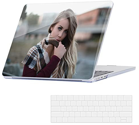 Funda personalizada para laptop compatible con MacBook Air de 13 pulgadas 2025 2024 2023 2022 versión M4 A3240 M3 A3113 M2 A2681, regalo personalizado y diseño de logotipo corporativo, cubierta de
