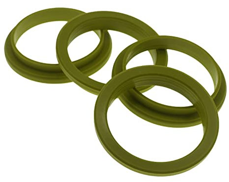 4X Zentrierringe 72,2 x 57,1 mm Gelb Felgen Ringe Made in Germany