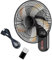 Ventilatore Da Parete Breeze A 3 Velocità, Ventilatore Murale Nero Con 5 Pale Rotanti Di 40cm, Ventilatore Parete Con Telecomando E Timer Fino A 1 Ore, Potenza 50W, Per Terrazza Garage Palestra (Colo