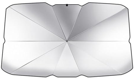 Parasol para Coche Parabrisas Interior para VW Golf 8 | Golf GTE/Golf GTI/Golf GTD/Golf Clubsport, Sombrilla para Parabrisas Delantero de Automóvil, Rotación de 360° Plegable, Protección UV