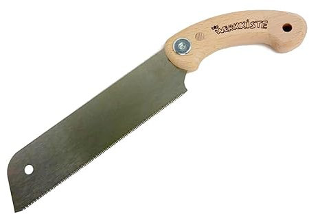 Die Werkkiste Kinder Japansäge mit Holzgriff ab 6 Jahren | 30 cm lang mit 17,5 cm Sägeblatt | Echte Japansäge für Holz I Ideal für Werkunterricht & Bastelarbeiten I Kein Spielzeug