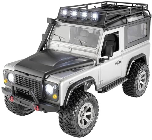 Reely Silber Brushed 1:16 RC Modellauto Elektro Crawler Allradantrieb (4WD) RTR 2,4 GHz Inkl. Akku und Ladegerät