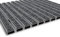 Sellon24 Aluminium Fußmatte H=12 mm Fußabstreifer Innenbereich Fussabtreter Eingangsmatte Textil Bürste Gummi Schmutzfangmatte (Clean Ryps, B:100 x L:80cm)