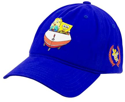 Concept One Unisex-Erwachsene Spongebob Squarepants Dad Hat, Mrs Puff Driving School Adjustable Baseball Cap with Curved Brim Baseballkappe, Blau, Einheitsgre