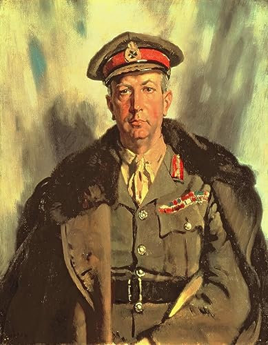 EQVRDCUW Ölgemälde Leinwand Malerei Poster Leinwand Plakat Generalleutnant Sir Aw Currie von William Leinwandbilder Bild für Wanddekoration 60x90cm