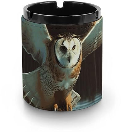 Aschenbecher, Motiv: fliegende Eule, dekorativer Aschenbecher, personalisierbarer Aschenbecher, einfacher Aschenbecher, multifunktionaler Aschenbecher