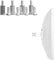 3IDEE VESA Abstandhalter Set - VESA Schrauben M4-15mm Distanz - kompatibel mit vielen Monitoren (Samsung, HP, MSI, Dell)