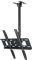 CAMEKIGZ Verstellbare Decken-TV-Halterung, 360° drehbare Halterung, universelles Display-Rack, Boom-Top-Hängewand, passend für die meisten LED-, LCD- und Plasma-Flachbildschirme von 26 bis