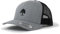 Trucker Cap Flexfit Snapback : Baum Wald - Jäger-Hut Outdoor Cap - Cappi Geschenk für Jäger Natur Baseball Cap Kappe Mütze Outdoor Kletter Wander Zubehör (Heather/Black)