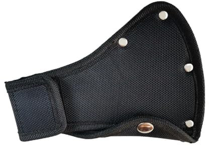 DTREELS Beil Kopf Scheide Schwarz Axt Scheide Schutzhülle Doppelschnapp Beil für Outdoor Outdoor Schutz Arbeit Wandern