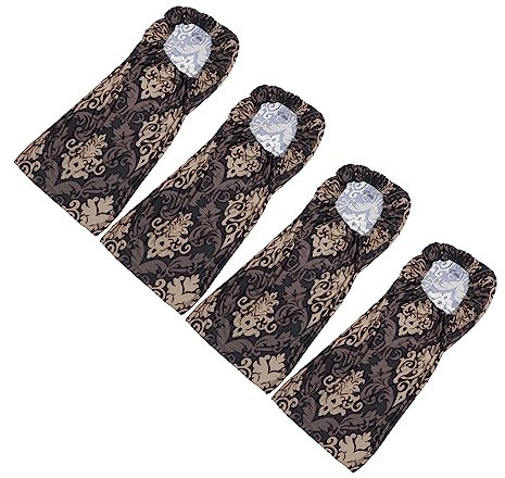 Cabilock 3 Sätze Bezug Für Esszimmerstühle Chaiselongue Sitz Akzentstuhlbezug Abs Stuhlbezüge Chair Cover Stuhlschoner Stuhl Abnehmbarer Bezug Polyester-Stretchgewebe Coffee 4 Stück * 3
