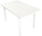 Myheimly Gartentisch mit Schirmloch Witterungsbeständig Esstisch Campingtisch Tisch Terrassentisch Gartenmöbel Kunststoff Weiß,126 x 76 x 72 cm