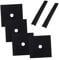 Housoutil 4PCS Protector De Horno Universal Antiadherente y 2PCS Tiras De Sellado Para Cocina De Gas Accesorios Para Mantener Tu Encimera De Gas y Evitar Manchas