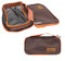 HomeVortex Sichere Bestecktasche für draußen, perfekter Begleiter für Wandern und Grillveranstaltungen, braun