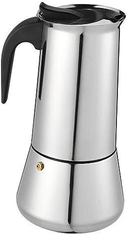 UKCOCO 1 Pieza Cafetera Espresso Inoxidable con Antideslizante Uso Cocina y Oficina