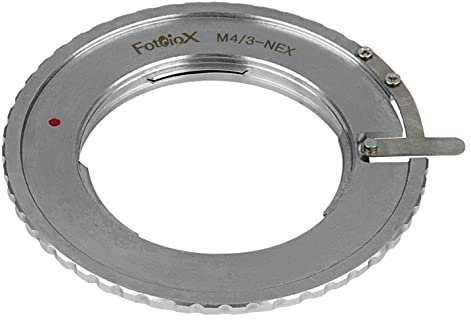 Fotodiox Lens Mount Adapter Compatible with Manual Focus Micro Four Thirds Mount Lenses on Sony E-Mount Cameras