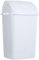 Superio Kitchen Waste Bin with Lid, White, 10-14 Gallons