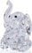 H&D Cut Cristal éléphant Animal Figurine Collection Verre Ornement Table Presse-papiers