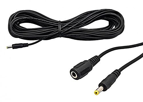 SpyCameraCCTV 5 Metre DC Power Cable for 5V Gadgets and CCTV Cameras w 1.7mm Jack