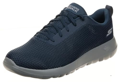 Skechers Men's Go Walk Max – Effort Sneaker, Navy Gray, 8 UK X-Wide