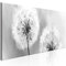 murando - Wandbilder XXL Pusteblume 135x45 cm 1 tlg - Wand Deko Vlies Leinwand Bilder Groß Wanddeko Wohnzimmer Schlafzimmer Kunstdrucke Panoramabild - Blumen Natur grau Pusteblumen